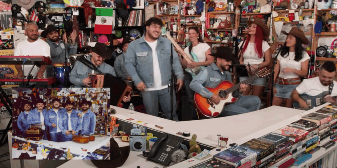 Grupo Frontera se une al formato de la NPR Music "Tiny Desk Concerts".