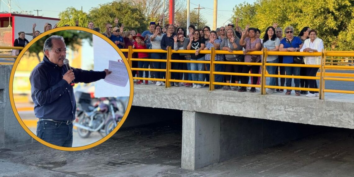 Escobedo inaugura ampliación de pluvial para prevenir inundaciones