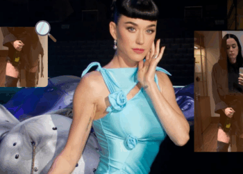 Con Topo Chico en mano, Katy Perry llega a Monterrey.