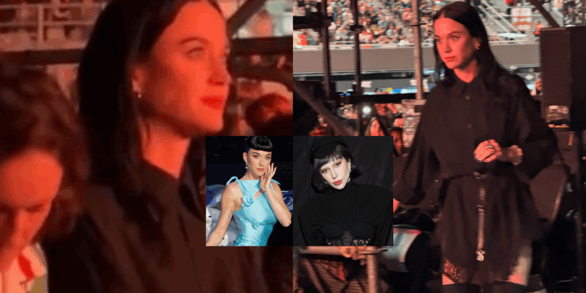 Katy Perry es vista en concierto de Lady Gaga en México.
