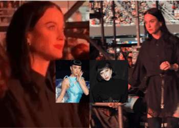 Katy Perry es vista en concierto de Lady Gaga en México.