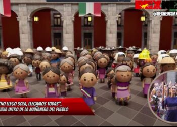 La Mañanera de Sheinbaum estrena nueva intro ”No llego sola, llegamos todas;