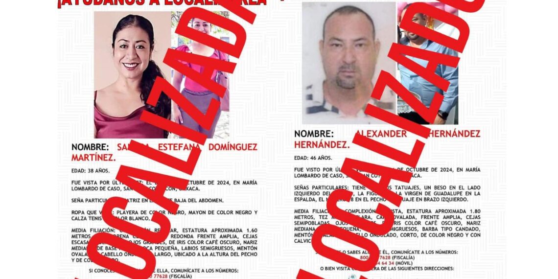 Localizan sin vida a Sandra Domínguez y a su esposo en Veracruz