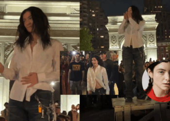Lorde presenta su nuevo sencillo ante sus fans en Nueva York