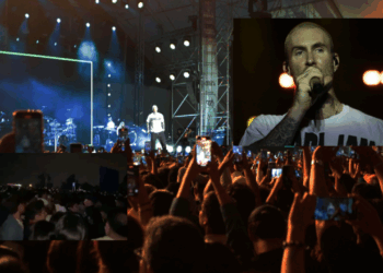 Maroon 5 se presenta con éxito en la Feria de Puebla 2025, desatando euforia y caos.