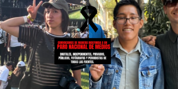 Hoy se realizará un paro nacional de medios en solidaridad a los fotógrafos que perdieron la vida en AXE Ceremonia.