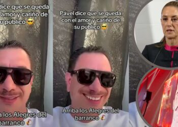 “Qué chulada” Cantante de Los Alegres del Barranco celebra aparecer en la ‘mañanera’ de Sheinbaum