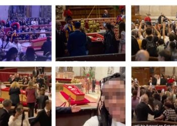 Selfies con el cuerpo del papa Francisco causan indignación en redes sociales