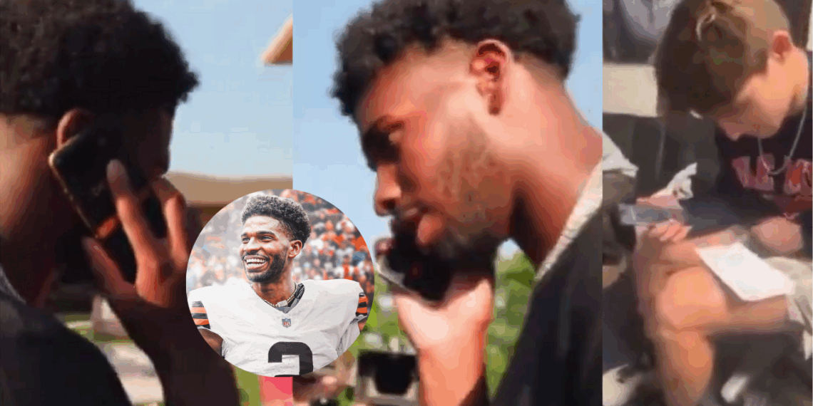 Shedeur Sanders pensó que había sido seleccionado para jugar con los Atlanta Falcons, pero se trataba de una broma telefónica.