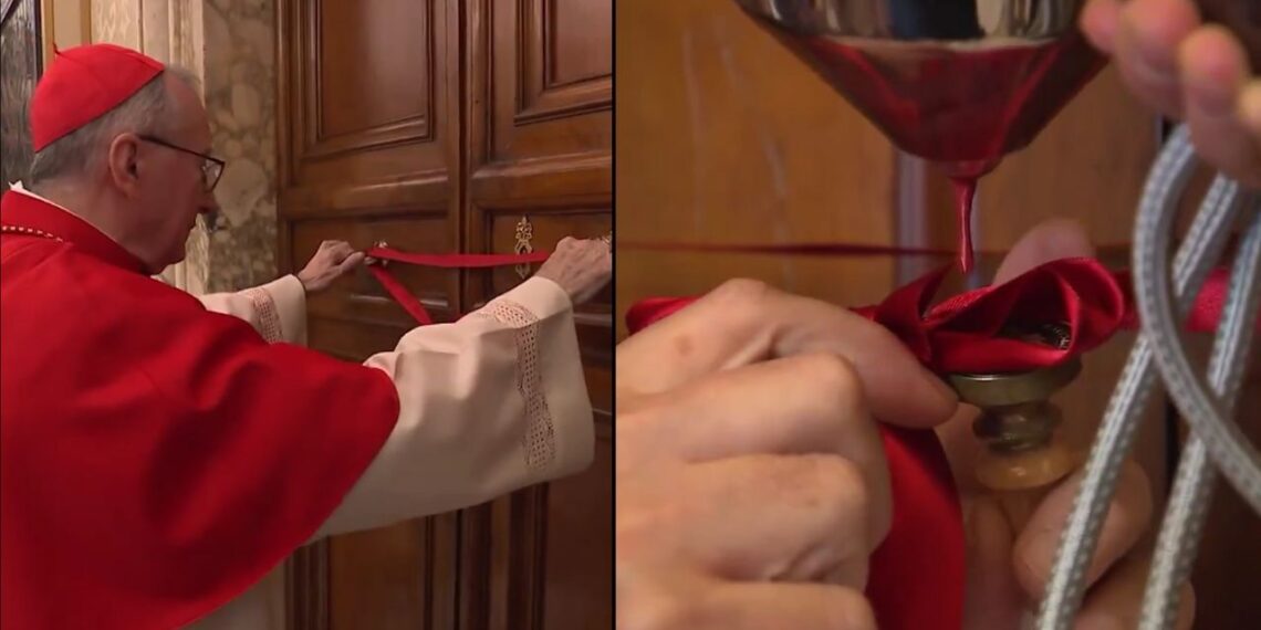 Tras rito de constatación, sellan habitación del Papa Francisco