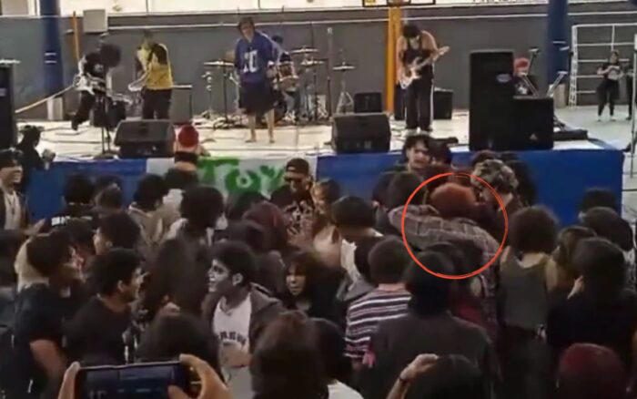 Alumnos del CCH Naucalpan difundieron este video asegurando que su compañero Cesar Emiliano Hernández Dávalos 