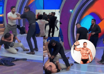 Alberto del Río se lanza a golpes contra el Vikingo en programa en vivo.
