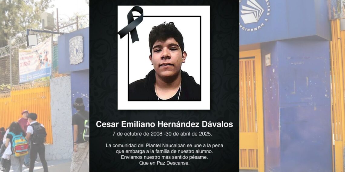 Muere estudiante del CCH tras desmayarse en plantel de Naucalpan