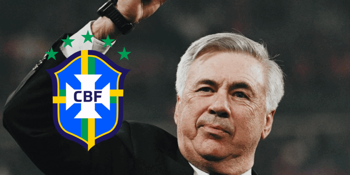 Es oficial Carlo Ancelotti es el nuevo director técnico de la Selección de Brasil.