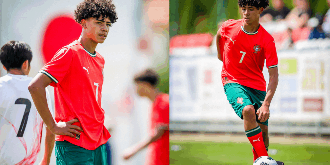 Cristiano Jr. debuta con Portugal Sub-15.