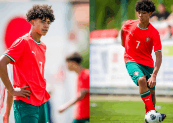 Cristiano Jr. debuta con Portugal Sub-15.