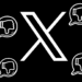 Aparente botón de dislike aparece para algunos usuarios en X.