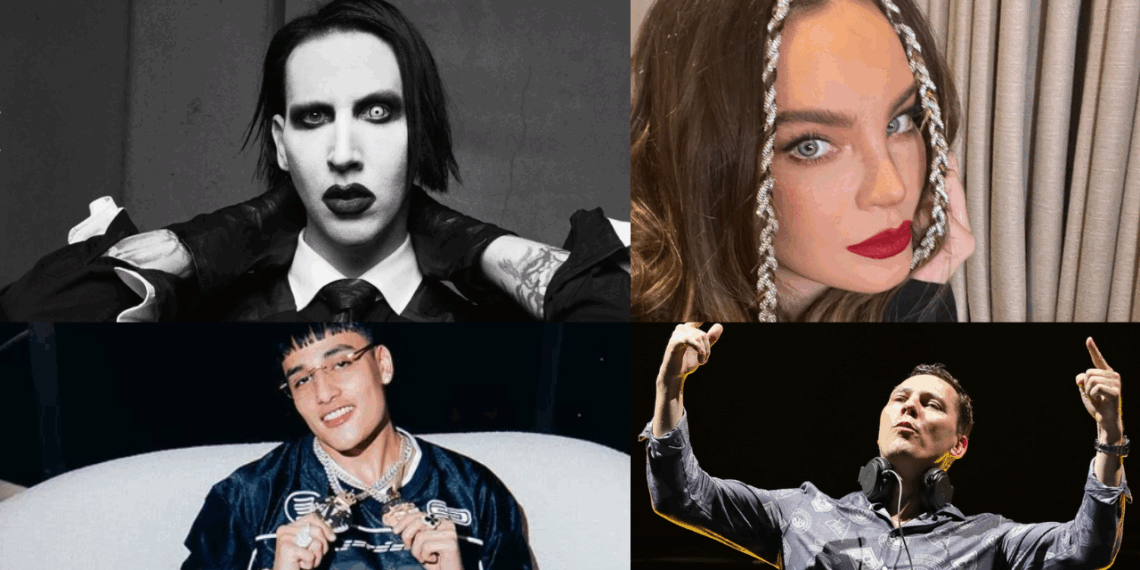 Marilyn Manson en San Luis, conoce el cartel de la Fenapo 2025.