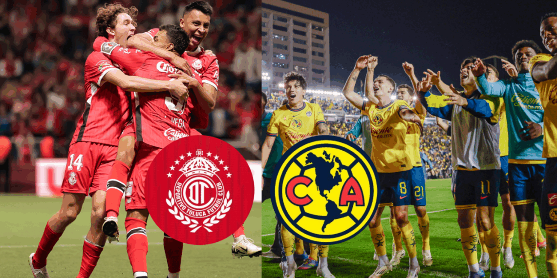 Toluca y el América se enfrentarán en la gran final de la Liga MX.