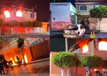 Habitantes de Tehuacán queman casa de presuntos agresores de vendedor ambulante 