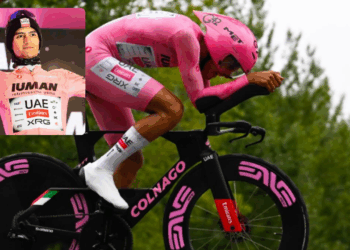 Isaac Del Toro mantiene el primer lugar en el Giro de Italia.