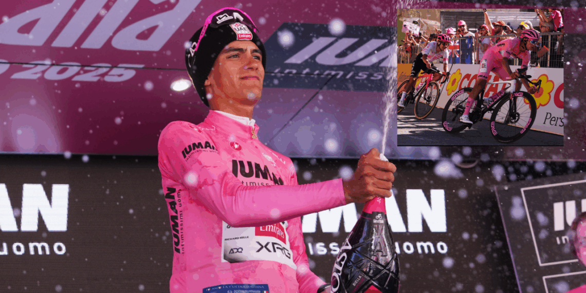 Isaac del Toro queda en podio en la etapa 19 del Giro de Italia,