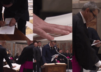 Vaticano publica video de los primeros momentos del juramento secreto previo al Cónclave.