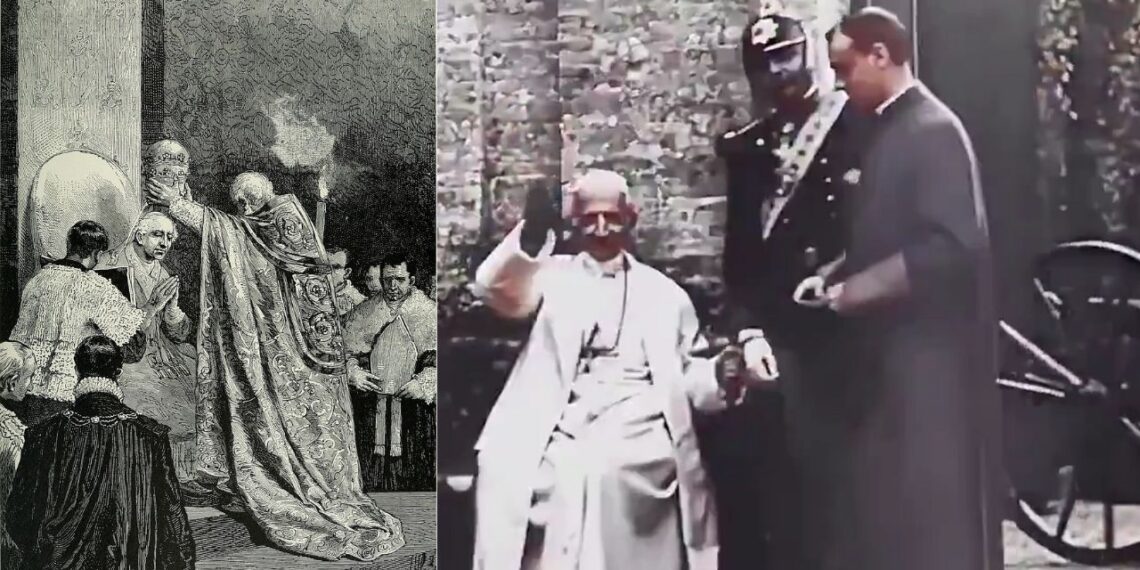 León XIII el primer Papa que fue grabado por una cámara de cine