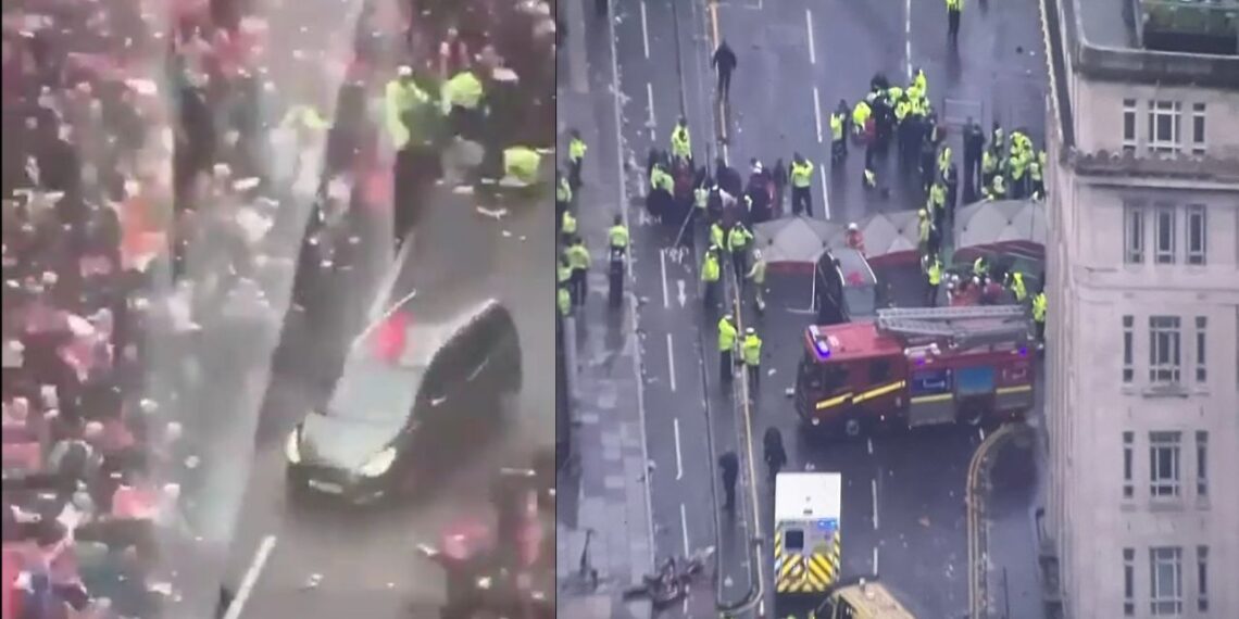 Imágenes sensibles: Hombre atropella a varias personas en el centro de Liverpool