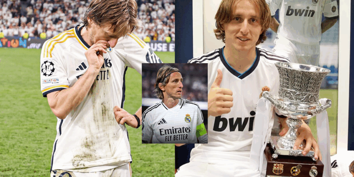Luka Modric se despide del Real Madrid.
