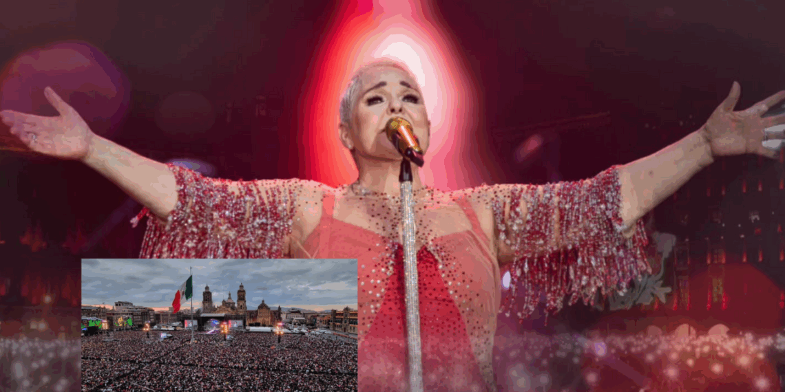 Lupita D'Alessio estará en el Zócalo de la Ciudad de México gratis.