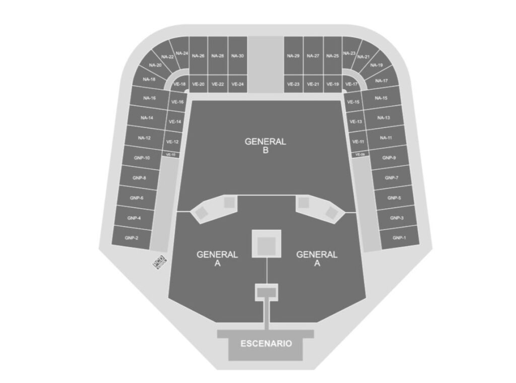 Conoce el mapa de precios del concierto de My Chemical Romance. 