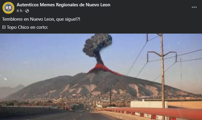 Internautas relacionan temblor con el Topo Chico.