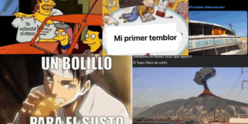 Usuarios crean memes por Sismo en Nuevo León.