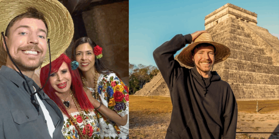 MrBeast niega demanda del INAH, y Layda Sansores le vuelve a agradecer por la exposición mediática de Campeche.