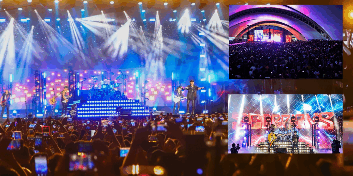 Scorpions se presenta con éxito en la Feria de San Marcos en Aguascalientes.