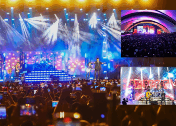 Scorpions se presenta con éxito en la Feria de San Marcos en Aguascalientes.