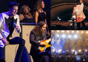 ¡Perdonados por atraso! The Killers dan gran show en la Feria de San Marcos.