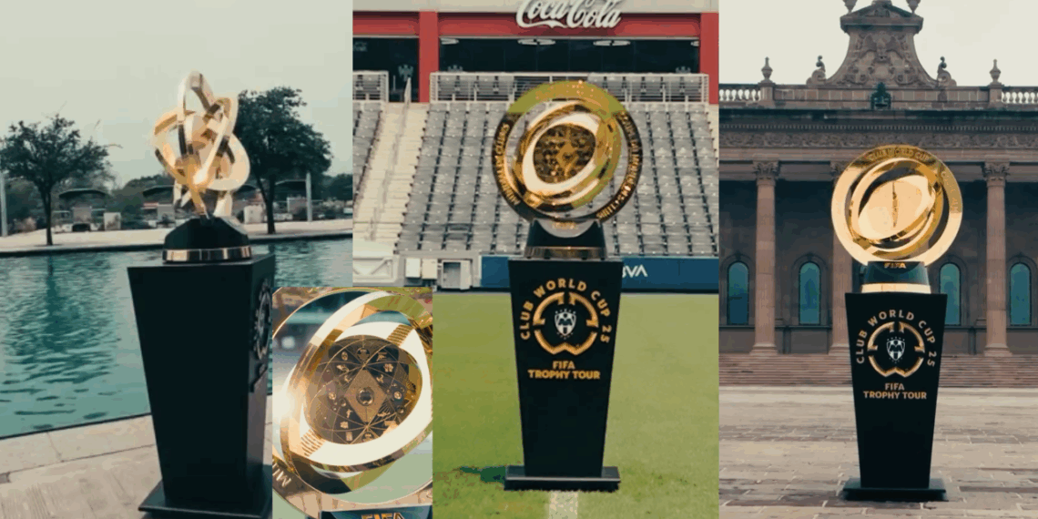 El trofeo del Mundial de Clubes recorre Monterrey y el Estadio de los Rayados