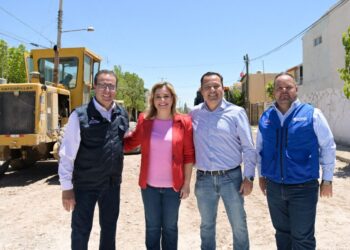 Maru Campos impulsa rehabilitación de drenaje en Delicias