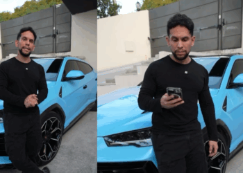 Alfredo Valenzuela es víctima de robo millonario, le quitan su Lamborghini