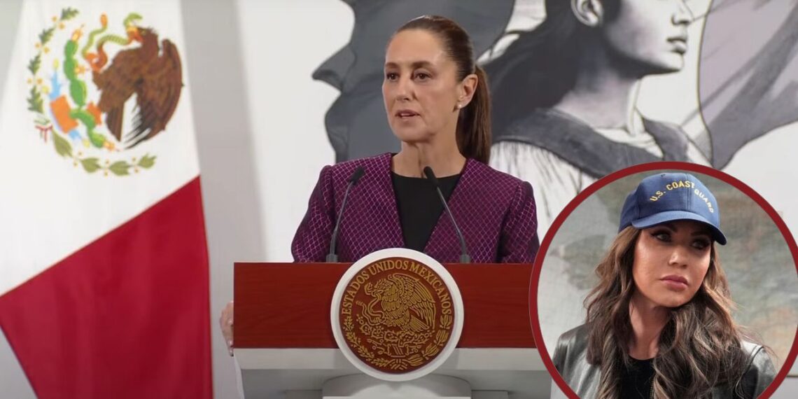 Ante acusaciones de Noem, Sheinbaum pide mantener la “cabeza fría”