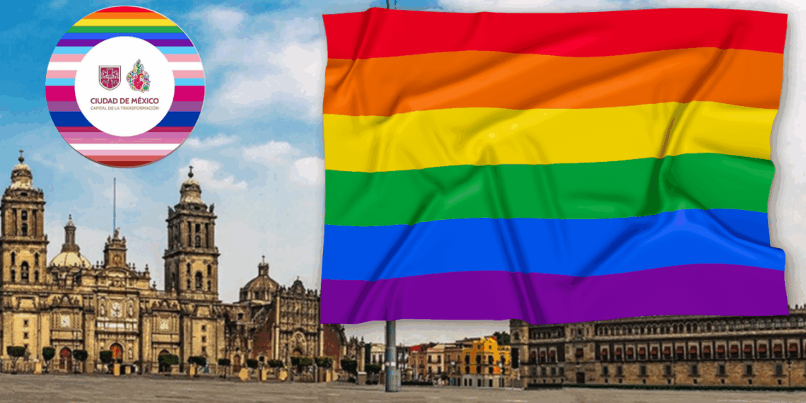 Secretaría de cultura de la Ciudad de México busca crear la bandera LGBTTTIQ+ más grande del mundo.