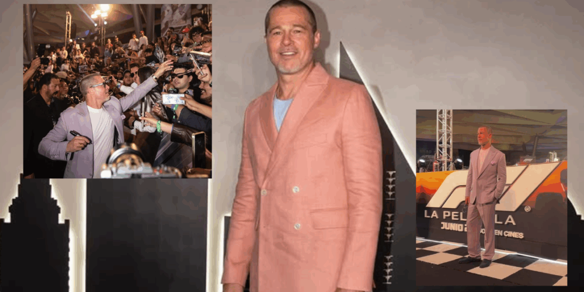 Así fue la visita de Brad Pitt en México.