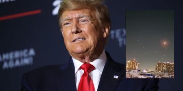 Califica Trump de muy débil ataque de Irán a Qatar; agradece que hayan sido avisados 