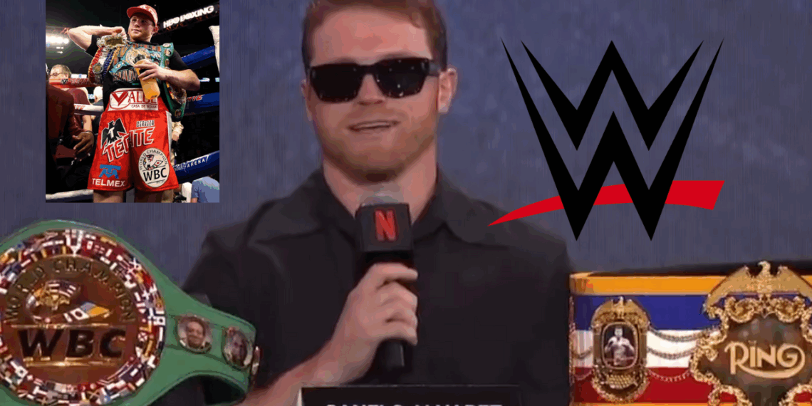 ¿Canelo a la WWE? esto es lo que sabe.