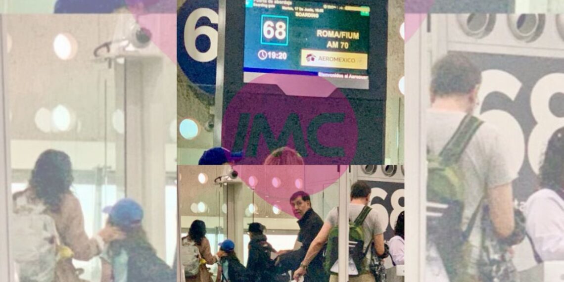 Captan a Noroña viajando nuevamente a Europa; esta vez en clase turista