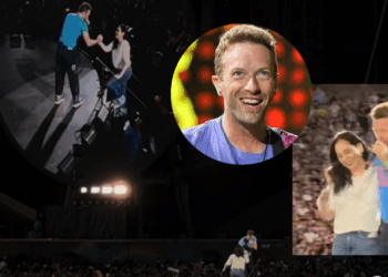 Fan mexicana es rescatada por Chris Martin durante un concierto de Coldplay.