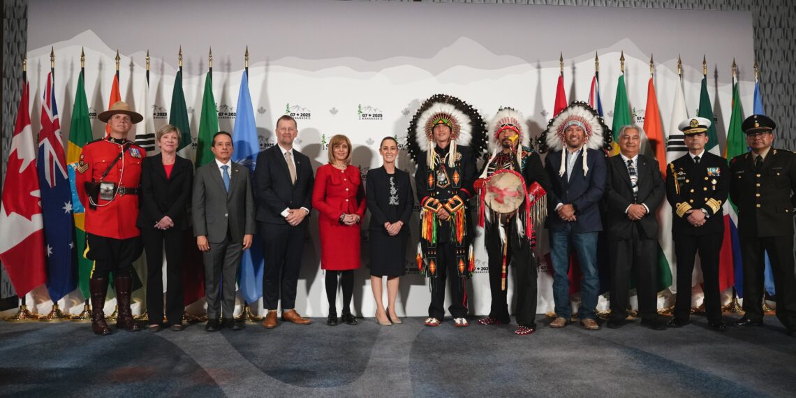 Llega Claudia Sheinbaum a Canadá para reuniones del G7 