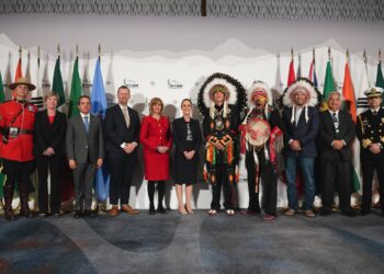 Llega Claudia Sheinbaum a Canadá para reuniones del G7 